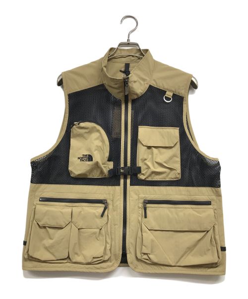 THE NORTH FACE（ザ ノース フェイス）THE NORTH FACE (ザ ノース フェイス) UTILITY MESH VEST/ユーティリティ　メッシュ　ベスト カーキ サイズ:Lの古着・服飾アイテム