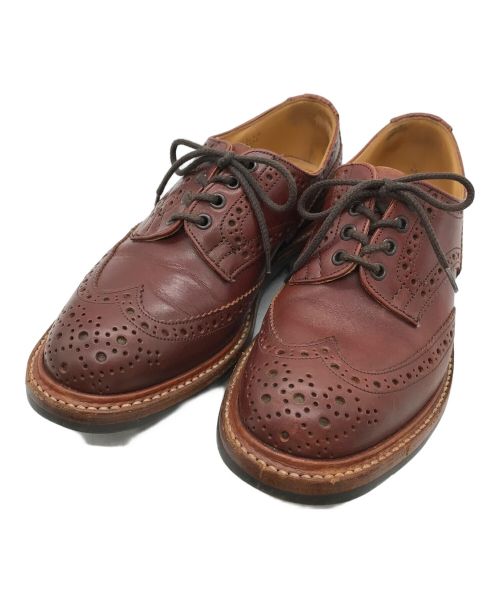 Tricker's（トリッカーズ）Tricker's (トリッカーズ) メダリオンシューズ ブラウン サイズ:7.5の古着・服飾アイテム