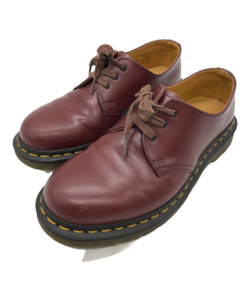 Dr.Martens（ドクターマーチン）Dr.Martens (ドクターマーチン) 3ホールシューズ ボルドー サイズ:UK6の古着・服飾アイテム