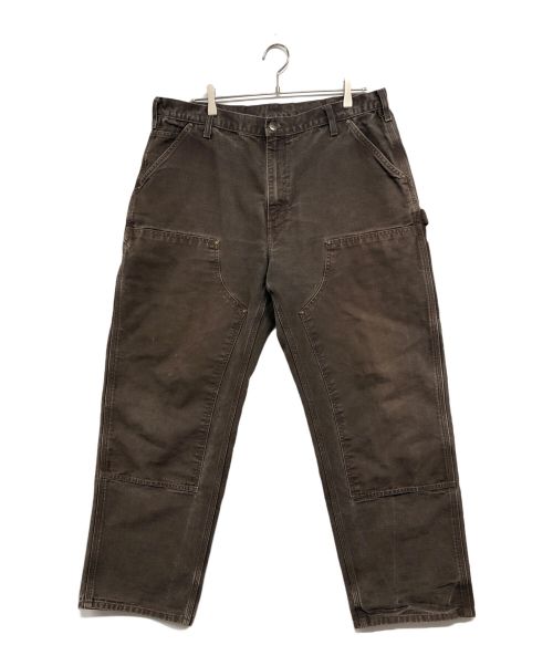 CarHartt（カーハート）CarHartt (カーハート) LOOSE WASH DUCK DOUBLE FRONT WORK PANT ブラウン サイズ:W38の古着・服飾アイテム