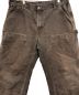 CarHartt (カーハート) LOOSE WASH DUCK DOUBLE FRONT WORK PANT ブラウン サイズ:W38：12000円