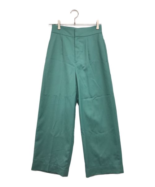 BALLSEY（ボールジィ）BALLSEY (ボールジィ) ライトダブルクロステーパードパンツ グリーン サイズ:34 未使用品の古着・服飾アイテム