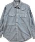 Engineered Garments (エンジニアド ガーメンツ) Pilgrim Surf+Supply (ピルグリム サーフサプライ) New Work Shirt ブルー サイズ:S：15000円