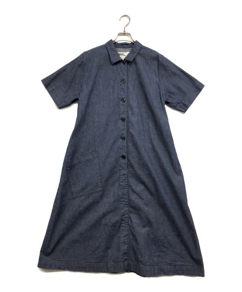 MHL（エムエイチエル）MHL (エムエイチエル) COTTON HEMP DRILL ブルー サイズ:1の古着・服飾アイテム