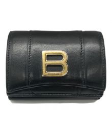 BALENCIAGA（バレンシアガ）の古着「HOURGLASS mini wallet」｜ブラック