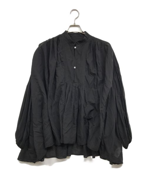 FRAMeWORK（フレームワーク）FRAMeWORK (フレームワーク) ボイルタックブラウス ブラック サイズ:Free Sizeの古着・服飾アイテム