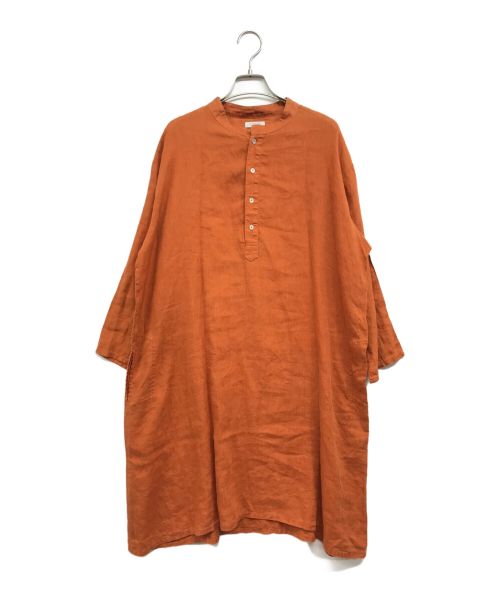 fog linen work（フォグリネンワーク）fog linen work (フォグリネンワーク) リネンワンピース オレンジ サイズ:Freeの古着・服飾アイテム