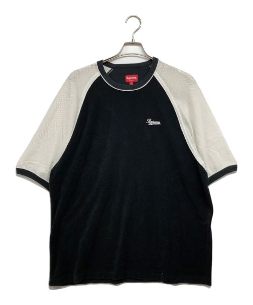 SUPREME（シュプリーム）SUPREME (シュプリーム) Terry Raglan S/S Top ブラック サイズ:Lの古着・服飾アイテム