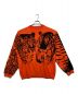 SUPREME（シュプリーム）の古着「Big Cats Jacquard L/S Top」｜オレンジ