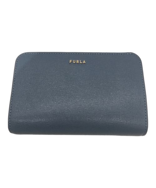 FURLA（フルラ）FURLA (フルラ) 2つ折り財布 ブルーの古着・服飾アイテム