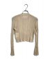 HER LIP TO (ハーリップトゥ) Random Ribbed Knit Cardigan ベージュ サイズ:ｓ：12000円