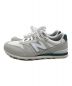 NEW BALANCE (ニューバランス) ローカットスニーカー ホワイト サイズ:24.5cm：7000円