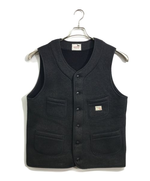 GANGSTERVILLE（ギャングスタービル）GANGSTERVILLE (ギャングスタービル) BEACH VEST ブラック サイズ:ＸＬの古着・服飾アイテム