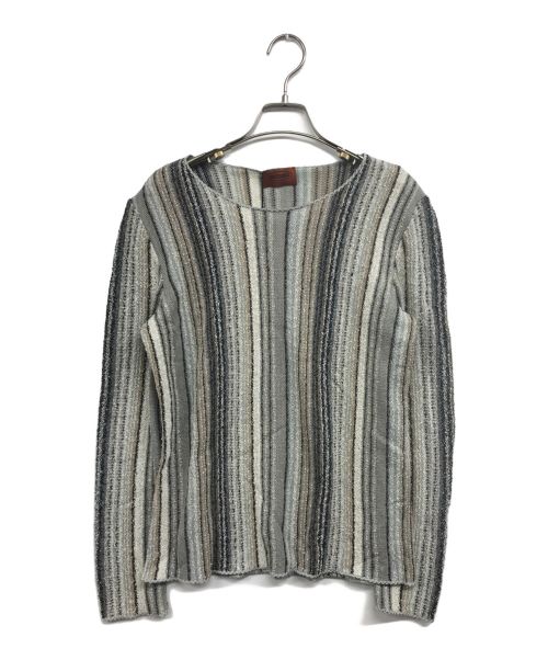 missoni（ミッソーニ）MISSONI (ミッソーニ) ウールナイロンニット グレー サイズ:46の古着・服飾アイテム