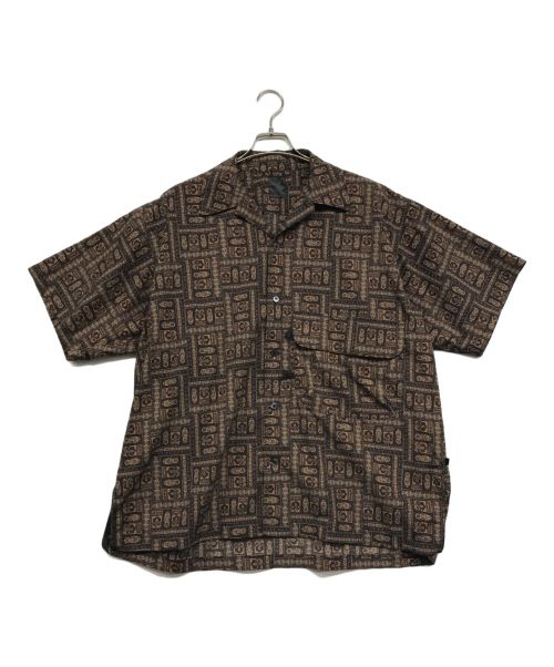 DAIWA PIER39（ダイワ ピア39）DAIWA PIER39 (ダイワ ピア39) TECH SPORTS OPEN COLLAR SHIRTS S/S ブラウン サイズ:Lの古着・服飾アイテム