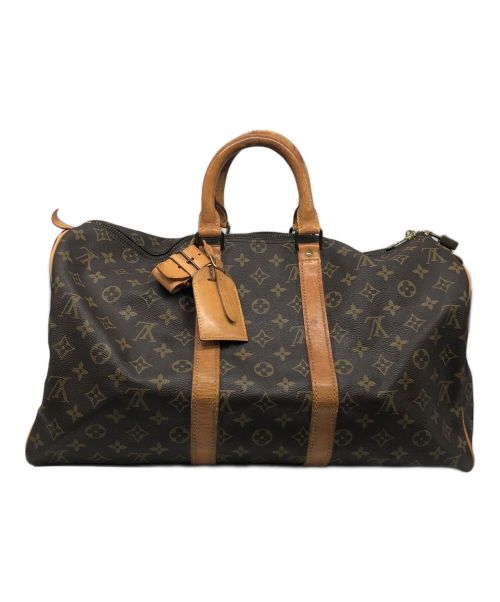 LOUIS VUITTON（ルイ ヴィトン）LOUIS VUITTON (ルイ ヴィトン) トラベルバッグ ブラウンの古着・服飾アイテム