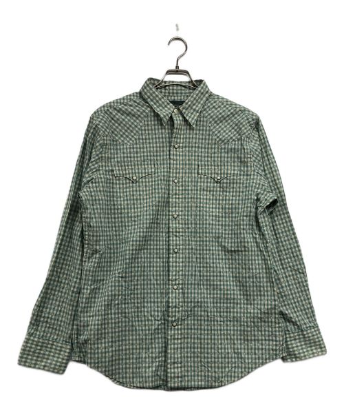 POLO COUNTRY（ポロカントリー）POLO COUNTRY (ポロカントリー) ギンガムチェックシャツ グリーン サイズ:Lの古着・服飾アイテム