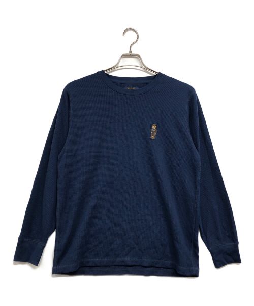 POLO RALPH LAUREN（ポロ・ラルフローレン）POLO RALPH LAUREN (ポロ・ラルフローレン) ポロベアサーマル長袖カットソー ネイビー サイズ:Mの古着・服飾アイテム