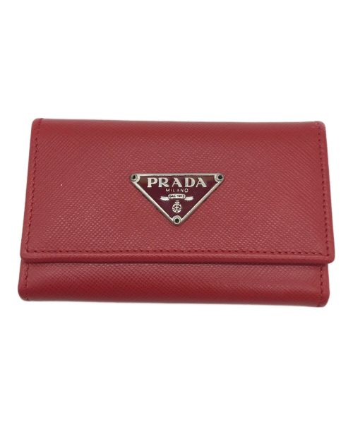 PRADA（プラダ）PRADA (プラダ) ６連キーケース レッドの古着・服飾アイテム