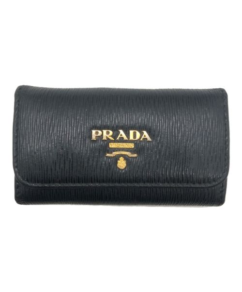 PRADA（プラダ）PRADA (プラダ) キーケース ブラックの古着・服飾アイテム