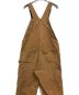 中古・古着 CarHartt (カーハート) SANDSTONE BIB OVERALL ブラウン サイズ:W38L36：8000円