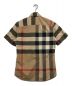 BURBERRY (バーバリー) ノヴァチェックシャツ ブラック×ブラウン サイズ:S：15000円