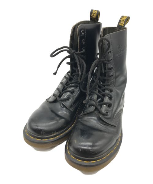 Dr.Martens（ドクターマーチン）Dr.Martens (ドクターマーチン) 10ホールブーツ ブラック サイズ:UK4の古着・服飾アイテム