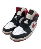 NIKEナイキ）の古着「Air Jordan 1 Mid」｜White/Gym Red Black