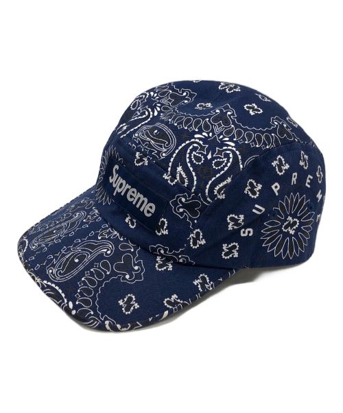 SUPREME（シュプリーム）Supreme (シュプリーム) Bandana Camp Cap ブルーの古着・服飾アイテム