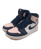 NIKEナイキ）の古着「Air Jordan 1 High OG SE」｜ピンク×ネイビー