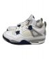 NIKE (ナイキ) Air Jordan 4 ネイビー×ホワイト サイズ:27.5：15000円