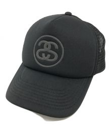 stussy（ステューシー）の古着「Ss Link Trucker Cap」｜ブラック