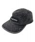 Supreme（シュプリーム）の古着「Punched denim Camp Cap」｜ブラック