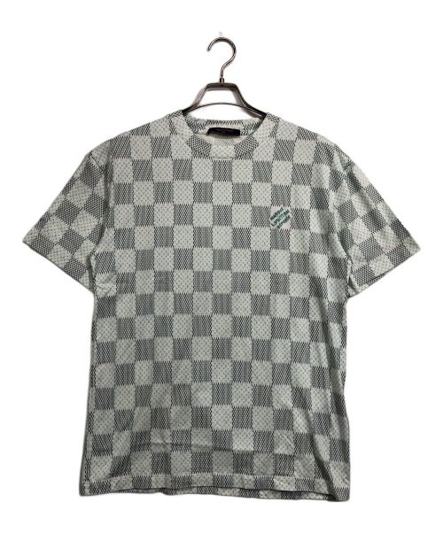 LOUIS VUITTON（ルイ ヴィトン）LOUIS VUITTON (ルイ ヴィトン) プリントショートスリーブコットンTシャツ グリーン サイズ:Sの古着・服飾アイテム