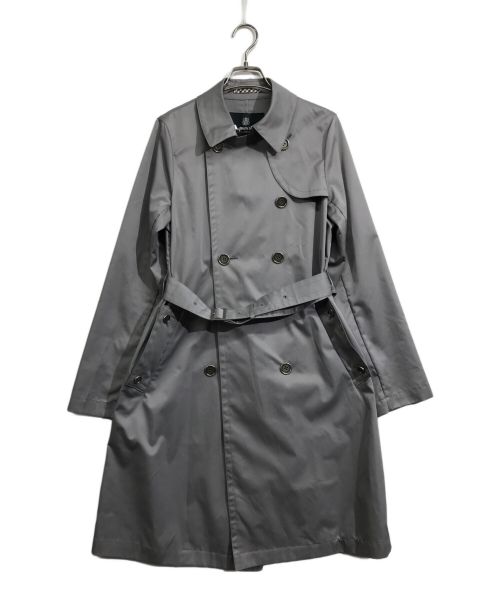 Aquascutum（アクアスキュータム）Aquascutum (アクアスキュータム) 銀釦トレンチコート グレー サイズ:Freeの古着・服飾アイテム