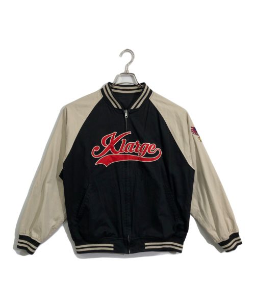 X-LARGE（エクストララージ）X-LARGE (エクストララージ) REVERSIBLE BASEBALL JACKET ブラック サイズ:Lの古着・服飾アイテム