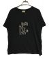 Saint Laurent Paris (サンローランパリ) 1971ラメプリントTシャツ ブラック サイズ:S：8000円