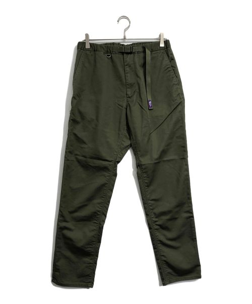 THE NORTHFACE PURPLELABEL（ザ・ノースフェイス パープルレーベル）THE NORTHFACE PURPLELABEL (ザ・ノースフェイス パープルレーベル) STRETCH TWILL TAPERED PANTS/ストレッチ　ツイル　テパード　パンツ グリーン サイズ:34の古着・服飾アイテム