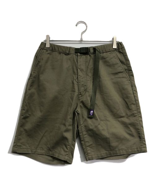 THE NORTHFACE PURPLELABEL（ザ・ノースフェイス パープルレーベル）THE NORTHFACE PURPLELABEL (ザ・ノースフェイス パープルレーベル) Stretch Twill Shorts/ストレッチ　ツイル　ショーツ グリーン サイズ:34の古着・服飾アイテム