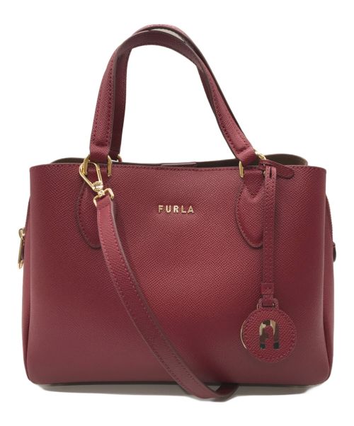 FURLA（フルラ）FURLA (フルラ) ミネルバSトート レッドの古着・服飾アイテム