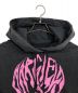 中古・古着 MM6 Maison Margiela (エムエムシックス メゾンマルジェラ) Oversized Cut Off Logo Circle Hoodie ブラック サイズ:S：10000円