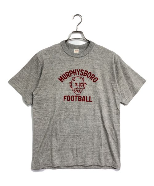 WAREHOUSE（ウエアハウス）WAREHOUSE (ウエアハウス) MURPHYSBORO FOOTBALL Tシャツ グレー サイズ:LLの古着・服飾アイテム