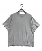 AURALEEオーラリー）の古着「LUSTER PLAITING TEE/ラスター　プレイティング　ティー」｜ブルー