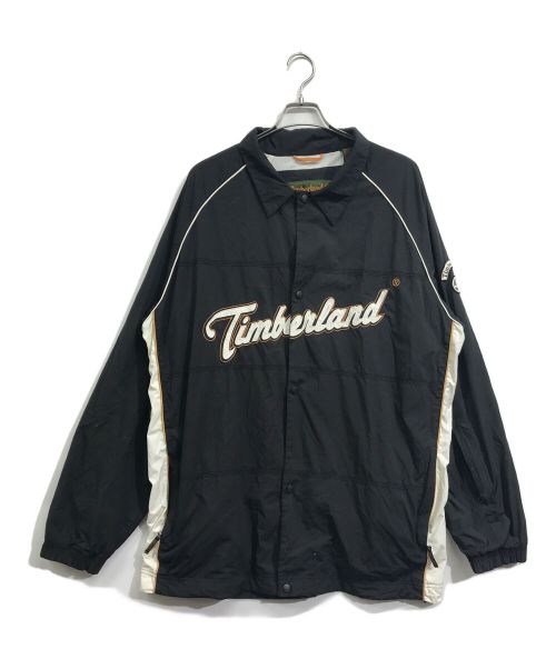 Timberland（ティンバーランド）Timberland (ティンバーランド) ロゴロングコーチジャケット ブラック サイズ:XXLの古着・服飾アイテム