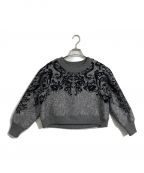 DOLCE & GABBANAドルチェ＆ガッバーナ）の古着「Embroidered Crew Neck Sweatshirt」｜グレー