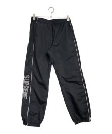 SUPREME（シュプリーム）の古着「Striped Logo Warm Up Pant」｜ブラック