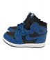 NIKE (ナイキ) JORDAN 1 RETRO HIGH OG ブラック×ブルー サイズ:15cm 未使用品：5000円