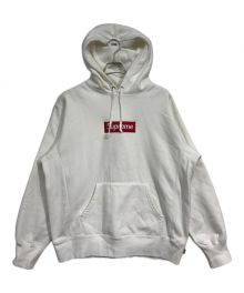 SUPREME（シュプリーム）の古着「ボックスロゴパーカー」｜ホワイト