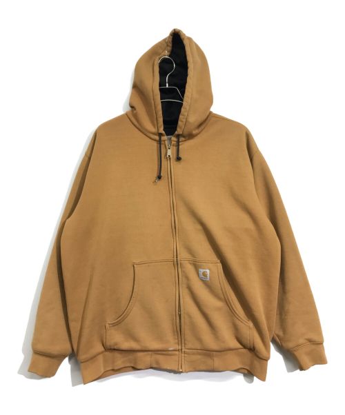 CarHartt（カーハート）CarHartt (カーハート) ジップパーカー ベージュ サイズ:XLの古着・服飾アイテム