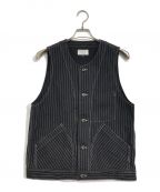 SCHOTT BROS.ショットブロス）の古着「OLD HICKORY DENIM VEST/オールド　ヒッコリー　デニム　ベスト」｜ブラック